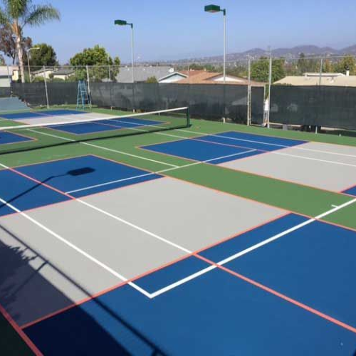 Pickel Ball Synthetic Floor